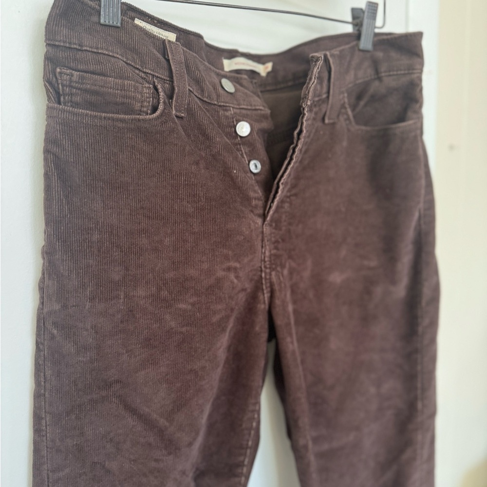 Levi's Brown Straight Leg Jeans - Picture 4 of 9